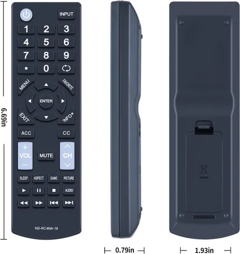 Vista 6 de NS-RC4NA-18 - Mando a distancia de TV Insignia reemplazado para NS-32D311NA17 NS-32D311MX17 NS-40D420NA18 NS-49D420NA18 NS-55D420NA18 NS-40D420MX18