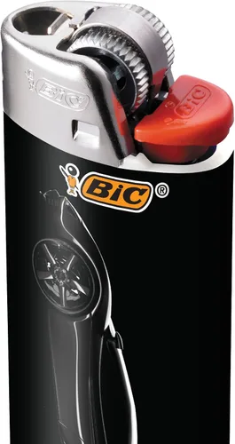 Vista 4 de BIC Edición especial Supercar Series Maxi encendedores de bolsillo, juego de 8 encendedores