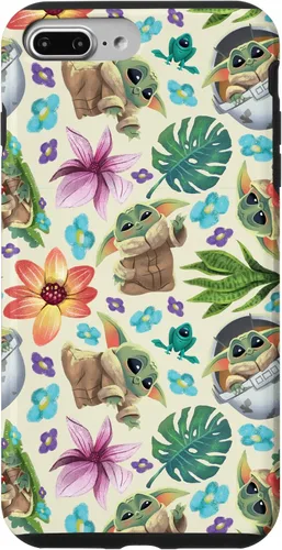 Vista 12 de Star Wars The Mandalorian Grogu - Carcasa con estampado tropical para iPhone 17
