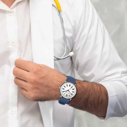 Vista 8 de GOLDEN HOUR Reloj de enfermera impermeable para profesionales médicos estudiantes mujeres y hombres varios colores esfera luminouse de fácil lectura