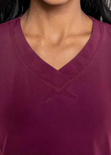 Vista 4 de Urbane Performance 9047 - Camiseta médica de ajuste a medida con 3 bolsillos para mujer