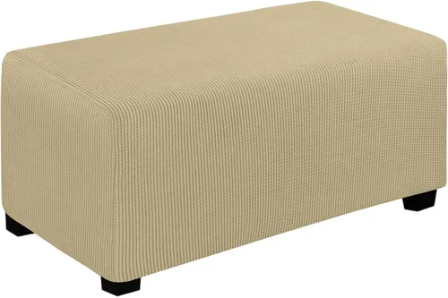 Vista 78 de Easy-Going Funda Elástica para Otomana Taburete de Almacenamiento Plegable Protector de Muebles Funda Rectangular Suave con Parte Inferior Elástica