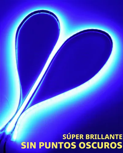 Vista 5 de YM E-Bright Tiras de luces LED azules para automóviles, 30CM luces impermeables de bajo resplandor para automóvil, motocicletas, carrito de golf