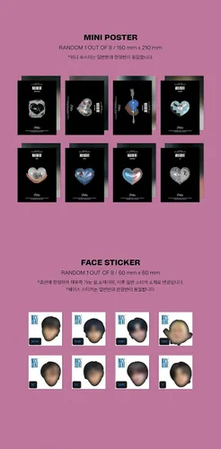 Vista 5 de Dreamus Stray Kids - MAXIDENT [Edición estándar] Álbum+Beneficio de reserva (HEART ver.) (SMK1348)