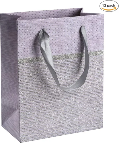 Vista 3 de Hammont Bolsas de regalo de boda para invitados de hotel – Bolsa de dama de honor con purpurina brillante – Bolsa de recuerdo de fiesta – Bolsas