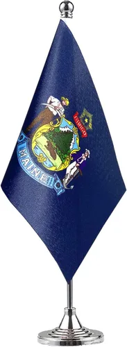 Vista 6 de GentleGirl. Bandera del estado de Alabama de Estados Unidos, bandera de Alabama, pequeña bandera del estado de Alabama, bandera de escritorio