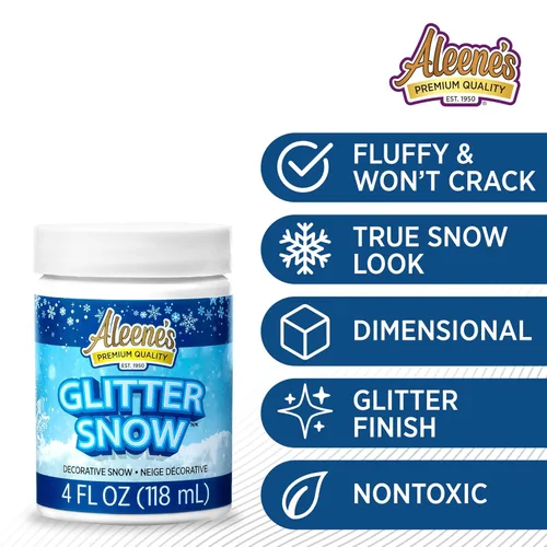 Vista 3 de Aleene's Nieve con Purpurina 4 oz
