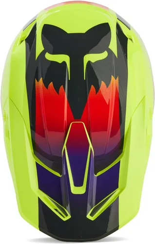 Vista 4 de Fox Racing Casco de motocross unisex V1, amarillo, XL