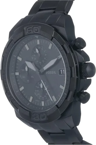 Vista 2 de Fossil Bronson Reloj casual de cuarzo para hombre con correa de acero inoxidable o cuero Reloj cronógrafo Bronson