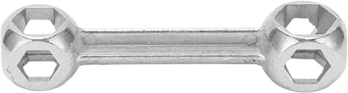 Vista 7 de Llave portátil 10 en 1 de 0.236-0.630 in a prueba de herrumbre multi funcional hueso de perro hexagonal llave para reparación de bicicletas