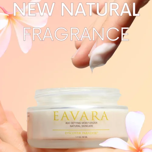 Vista 2 de Crema hidratante diaria antienvejecimiento orgánica y crema de ojos antienvejecimiento
