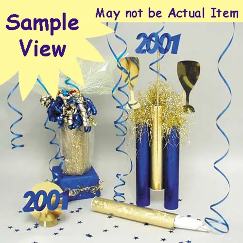 Vista 7 de Confetti Year 2023 Blue Royal, Orange Combo - 2 bolsas de media onza (1 oz)