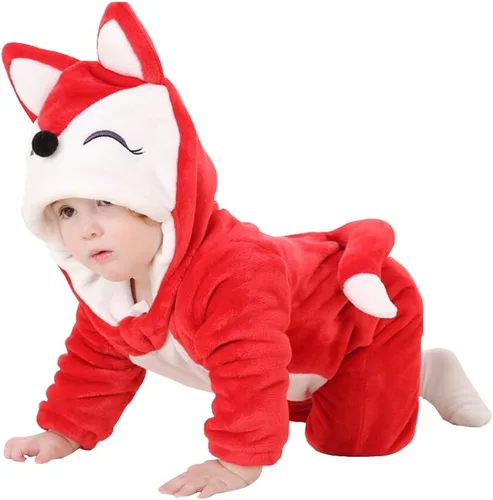 Vista 2 de Conjunto para el hogar disfraz unisex para bebés de animales y caricaturas animadas