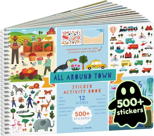 Vista 45 de Cupkin Libro de calcomanías de princesas para niños, un mundo mágico de Cupkin, artículos esenciales de viaje en avión para niños pequeños, más