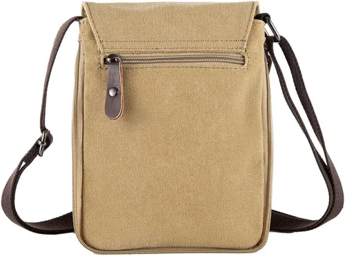 Vista 3 de Sechunk Vintage Canvas Messenger Cross body bag Shoulder bag
