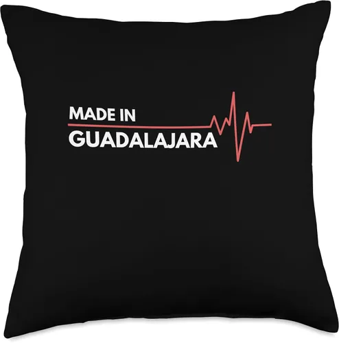 Vista 4 de Made In Guadalajara Mexico Place Of Birth Throw Pillow
