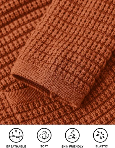 Vista 5 de PRETTYGARDEN Suéteres tipo cárdigan con frente abierto para mujer, con botones, manga larga, casual, lindas, de punto, con bolsillos