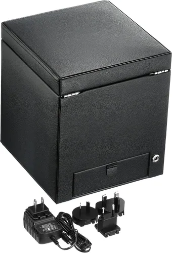 Vista 3 de WOLF 456102 Viceroy - Bobinadora de reloj individual con funda y almacenamiento, color negro, Negro
