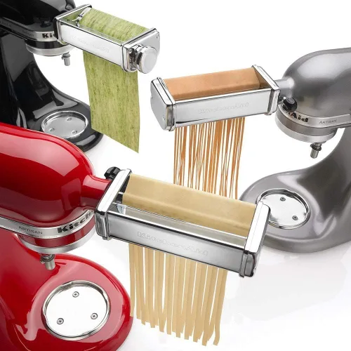 Vista 3 de KitchenAid Rodillo y cortador de pasta KPRA para espaguetis y fettuccine
