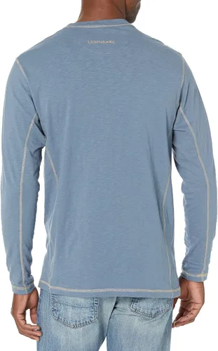 Vista 2 de Legendary Whitetails - Camiseta estilo Henley de Maverick Slub para hombre