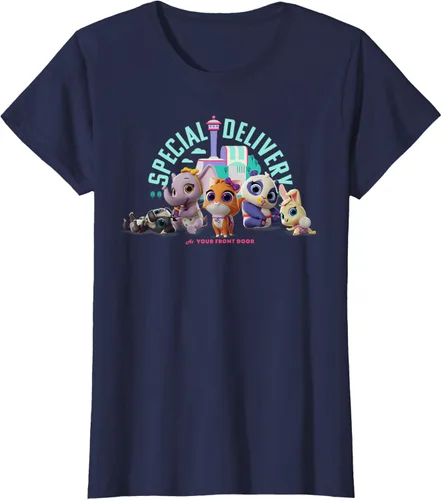 Vista 39 de Disney Camiseta de entrega especial Junior T.O.T.S, Negro, S