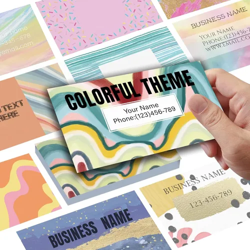 Vista 20 de Tarjetas de presentación personalizadas con plantillas, tarjetas de presentación personalizadas con tu logo, de 3.5 x 2 pulgadas, papel mate