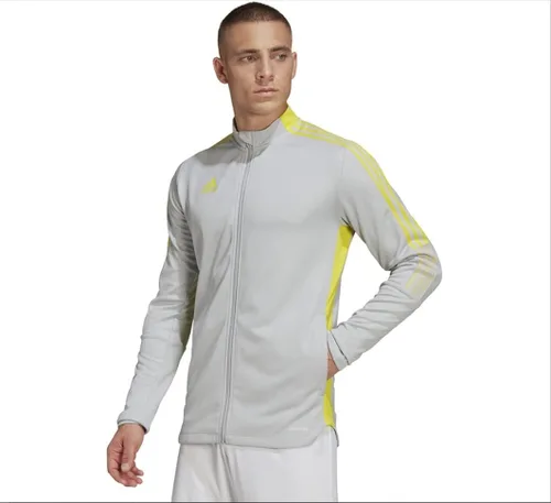 Vista 3 de adidas Tiro 21 - Chaqueta deportiva para hombre, color gris claroamarillo brillante, talla M, Equipo gris claroamarillo brillante