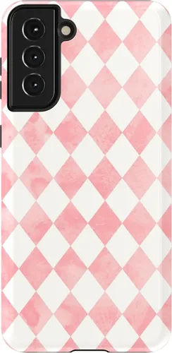 Vista 73 de Casely Funda para Galaxy S21 Here Comes The Sun Colorblock Sunset Diseño protector delgado esencial de doble capa Aquí viene el sol