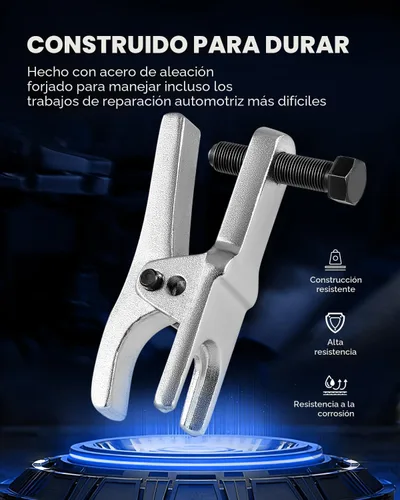 Vista 6 de Orion Motor Tech Separador de rótula 5 en 1, extractor de brazo Pitman, juego de herramientas de extremo de barra de acoplamiento para servicio