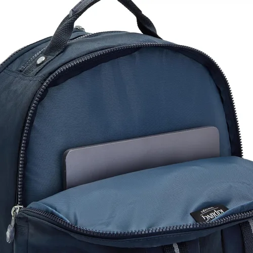 Vista 7 de Mochila Kipling Seoul extra grande para laptop de 17", Grande True Blue Tonal 2