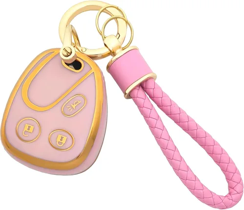 Vista 10 de Funda para Llavero Portallaves Estuche Soporte para Llaves Carcasa Protectora de TPU Suave Protector Accesorios para Automóvil