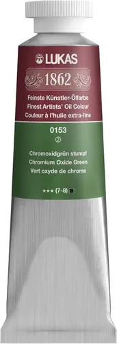 Vista 112 de Lukas 1862 Pintura al Óleo para Artistas Profesionales - Colores Tierra Amarillentos, 37 mL - Juego de 4 - Destacada Resistencia a la Luz, Sin