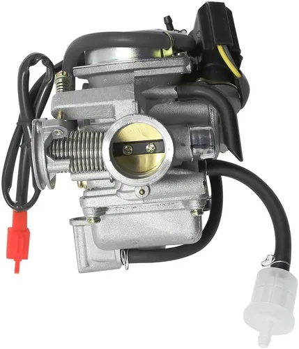 Vista 5 de Carburador PD24J para GY6 de 4 tiempos 125cc 150cc ATV Go Karts Scooter Ciclomotores QMJ/QMI157 QMJ/QMI152 - Colector de admisión Fiameter 24mm
