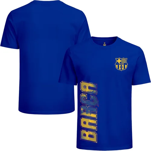Vista 3 de Icon Sports Officially Licensed FC Barcelona Cotton T-Shirt - Unisex Adult