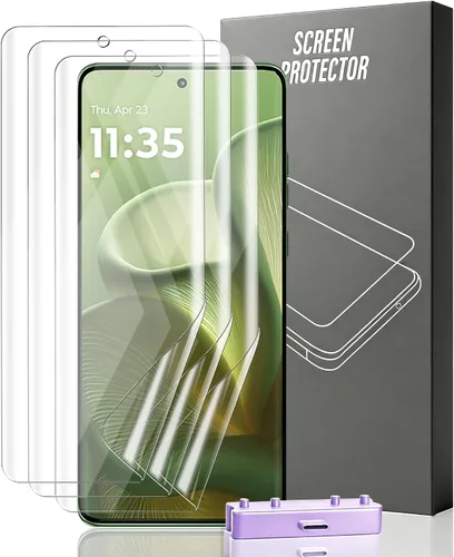 Vista 104 de 3 Pack for Amazfit Active 2 Screen Protector, Non-Tempered Glass Flexible Protection, HD Clear Protective Film