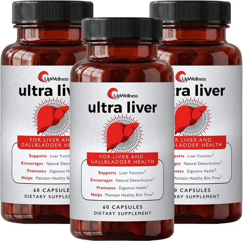 Vista 8 de UpWellness Ultra Suplemento para el Hígado para Apoyo del Hígado y Apoyo de la Vesícula Biliar - Impulsado por TMG, NAC Cardo Mariano, y Más