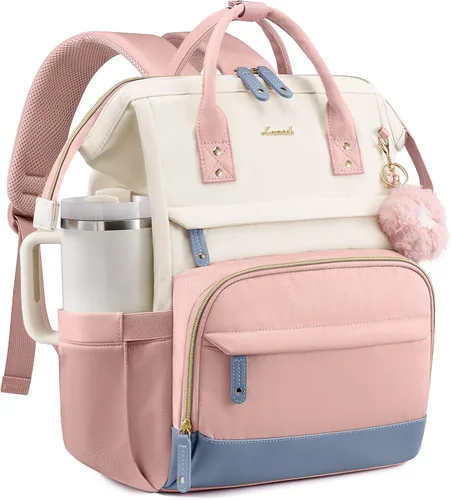 Vista 16 de LOVEVOOK Mochila para laptop para mujer, 15,6 pulg.