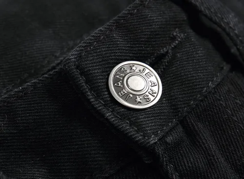 Vista 7 de OIIIO Pantalón vaquero de pierna recta rasgados para hombre