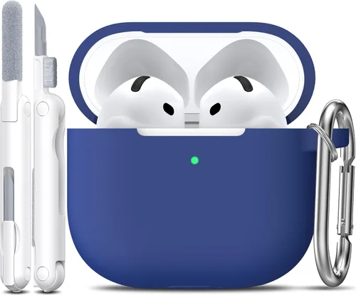 Vista 84 de R-fun for AirPods 2nd/1st Case Silicone Cover, Banana Violet Violeta plátano