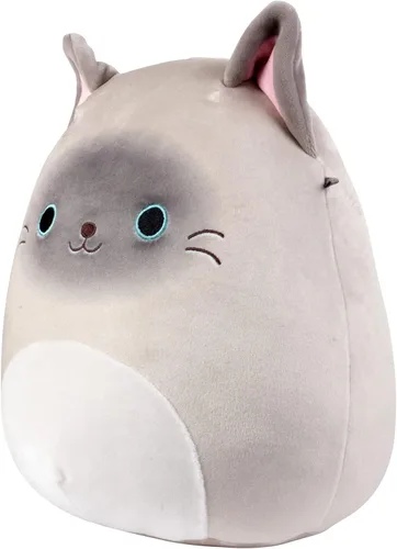 Vista 3 de Squishmallows Felton el gato siamés de 10" - Peluche con licencia oficial de Kellytoy - Juguete de peluche coleccionable suave y esponjoso de gatito