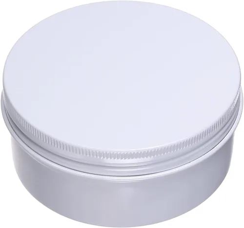 Vista 29 de Othmro Latas redondas de metal de 8.3 onzas, latas de aluminio, contenedores recargables de 8.5 fl oz, botellas de lata con tapa de tornillo