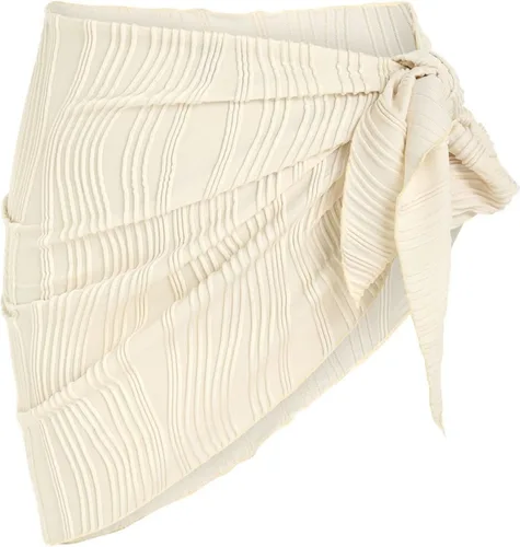 Vista 49 de ZAFUL - Pareo de mujer, pareo de playa, pareo transparente para bikini, pareo de gasa para traje de baño 0- Café