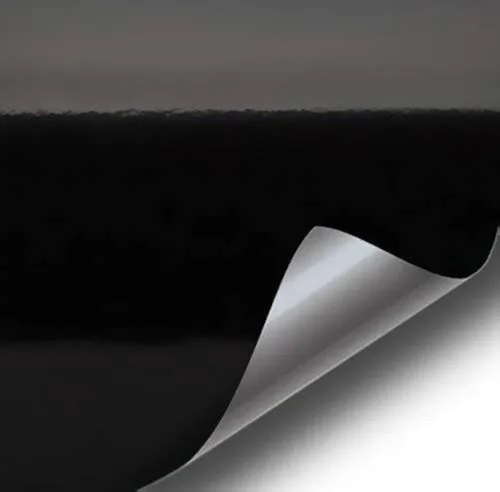 Vista 2 de VViViD Envoltura de vinilo negro brillante para automóvil con liberación de aire (1/2 pies x 5 pies)