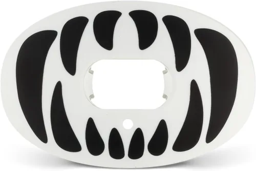 Vista 4 de Battle Oxygen Predator - Protector bucal de fútbol – Protector bucal deportivo de máximo oxígeno – Boquilla se adapta con o sin aparatos ortopédicos