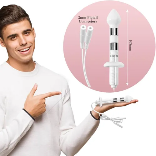 Vista 4 de Sonda para Tónico de Kegel, Estimulación Muscular Eléctrica del Suelo Pélvico, Incontinencia - Compatible con TENS/EMS