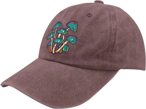 Vista 2 de devor Baseball Cap Mushroom Dad Hats for Women Funny Dad Hat Adjustable