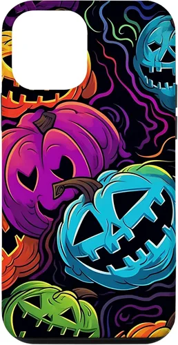 Vista 15 de Funda para iPhone 11 Pro Max Halloween Scary Pumpkin Graffiti