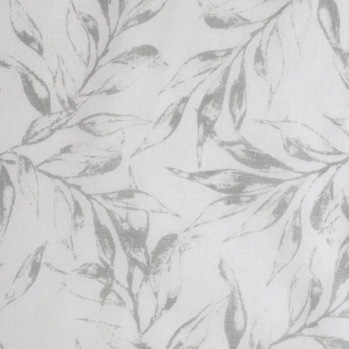 Vista 5 de Jennifer - Cortina transparente con ojales y estampado botánico, 52 x 84 pulgadas, color gris