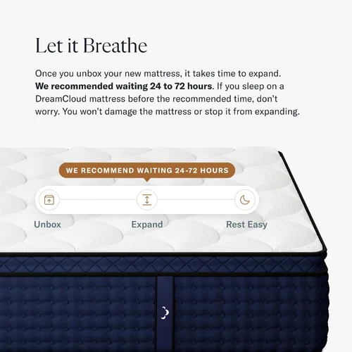 Vista 6 de DreamCloud Premier Rest - Colchón individual XL de 14 pulgadas, espuma viscoelástica de gel de lujo, prueba de 365 noches, capas premium