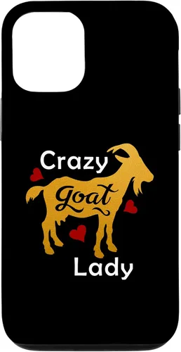 Vista 11 de Funda de regalo para iPhone 12 mini Crazy Goat Lady Gold Funny Meme Farm Life Goat Lover